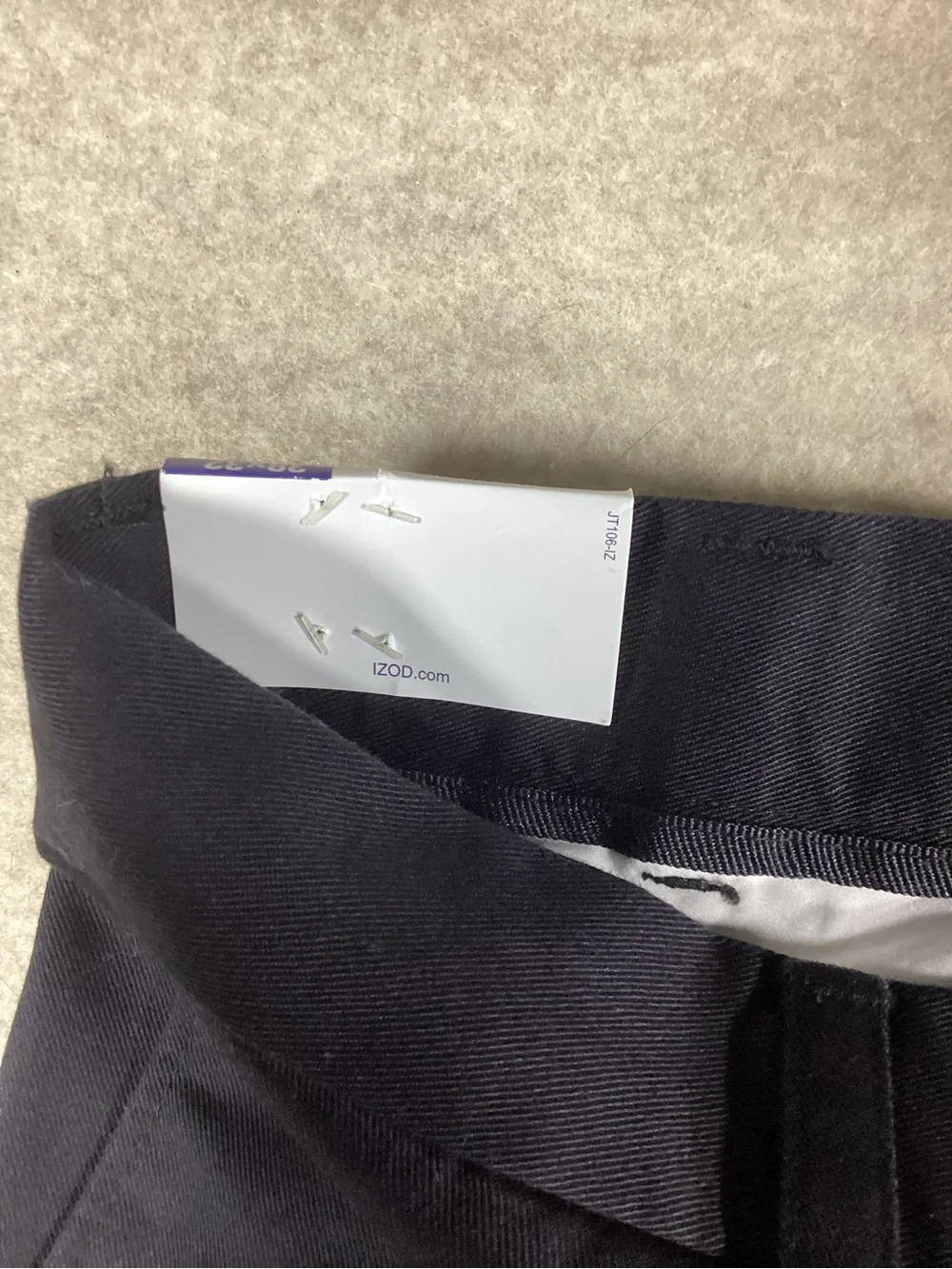 Izod Men's Black Chinos